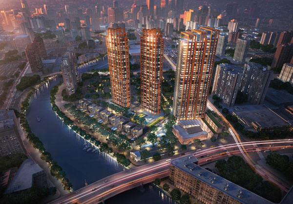 上海華僑城置地蘇河灣一街坊